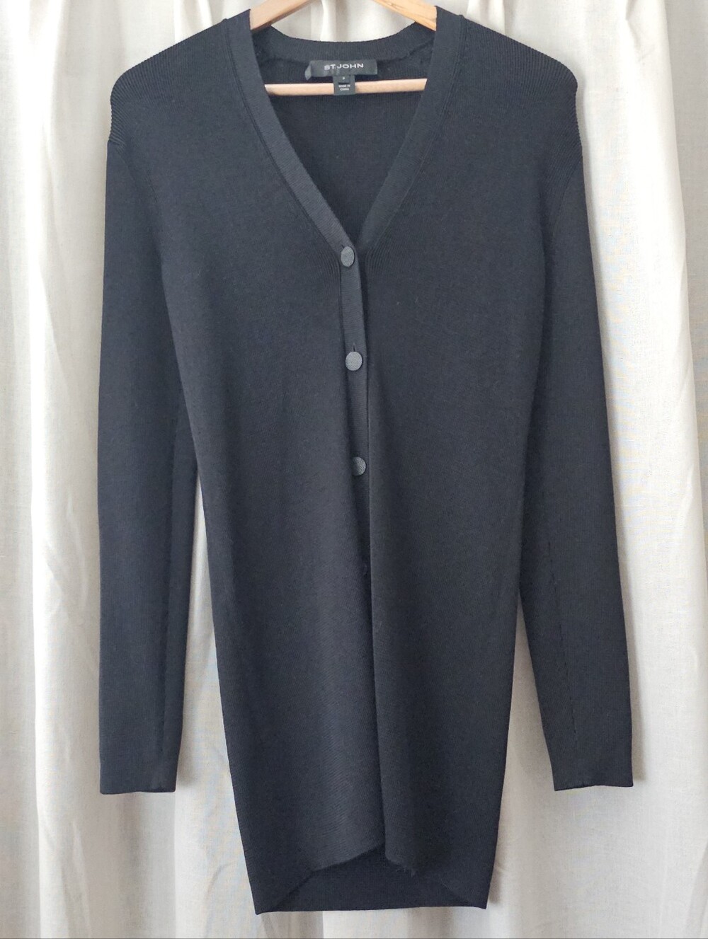St John Black Label Button Down Sz P